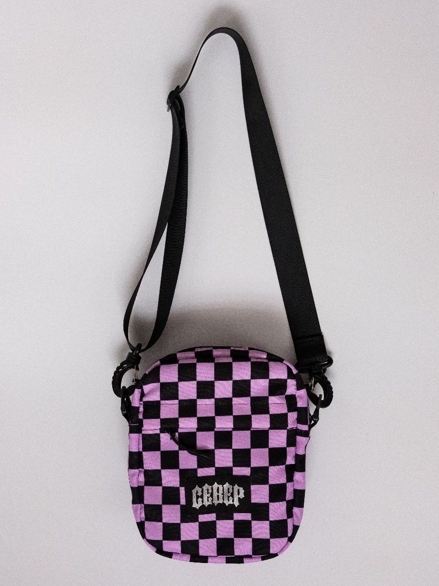 

Сумка унисекс Severclothing B-Chess, розово-черный, Черный;розовый, B-Chess