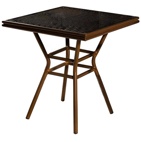 

Стол для дачи R-home Патонг Glass Rattan 70*70 870301