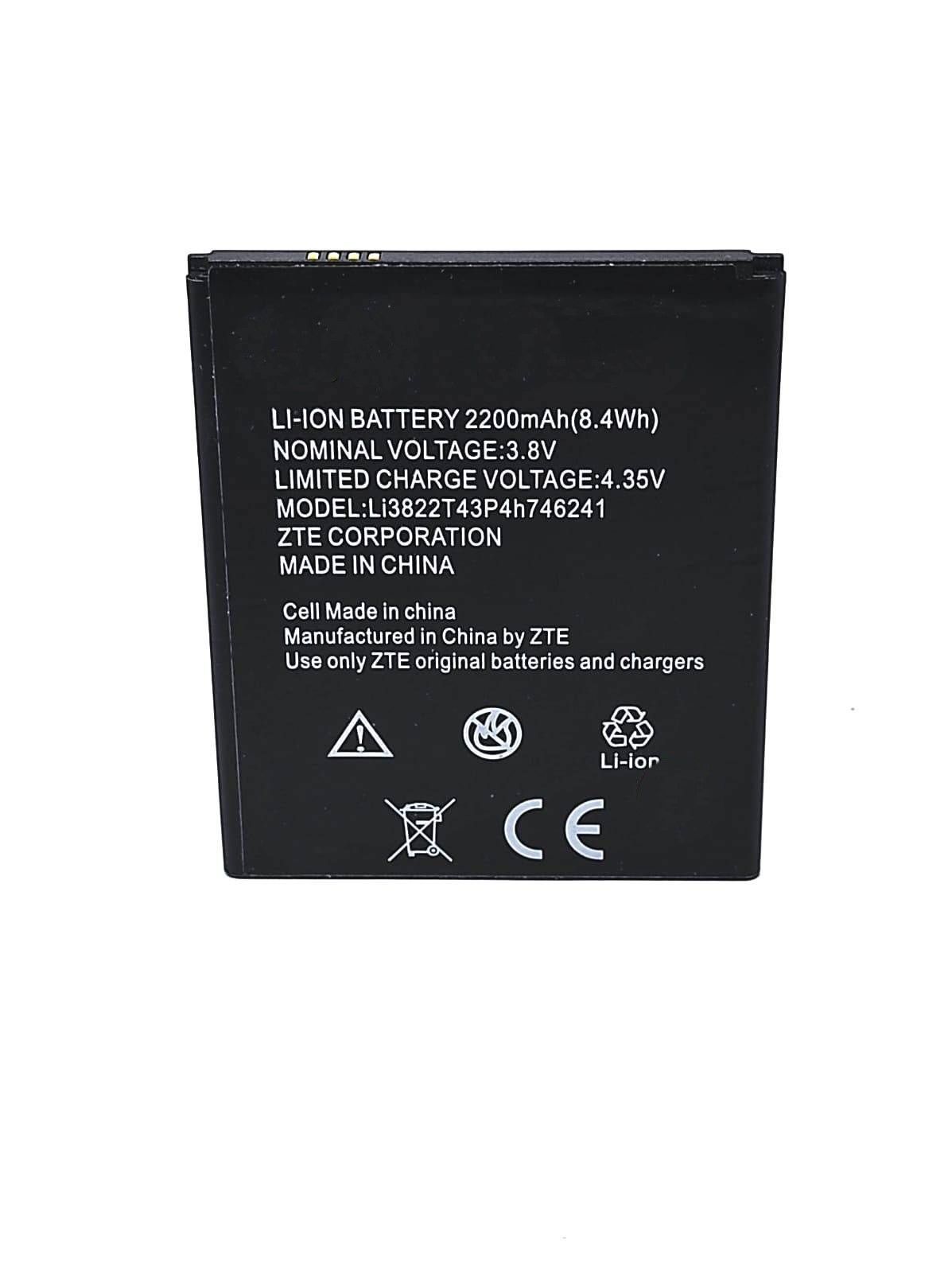 

Аккумулятор для телефона ZTE Blade A465, L4 Pro Li3822T43P4H746241 мАч 2200