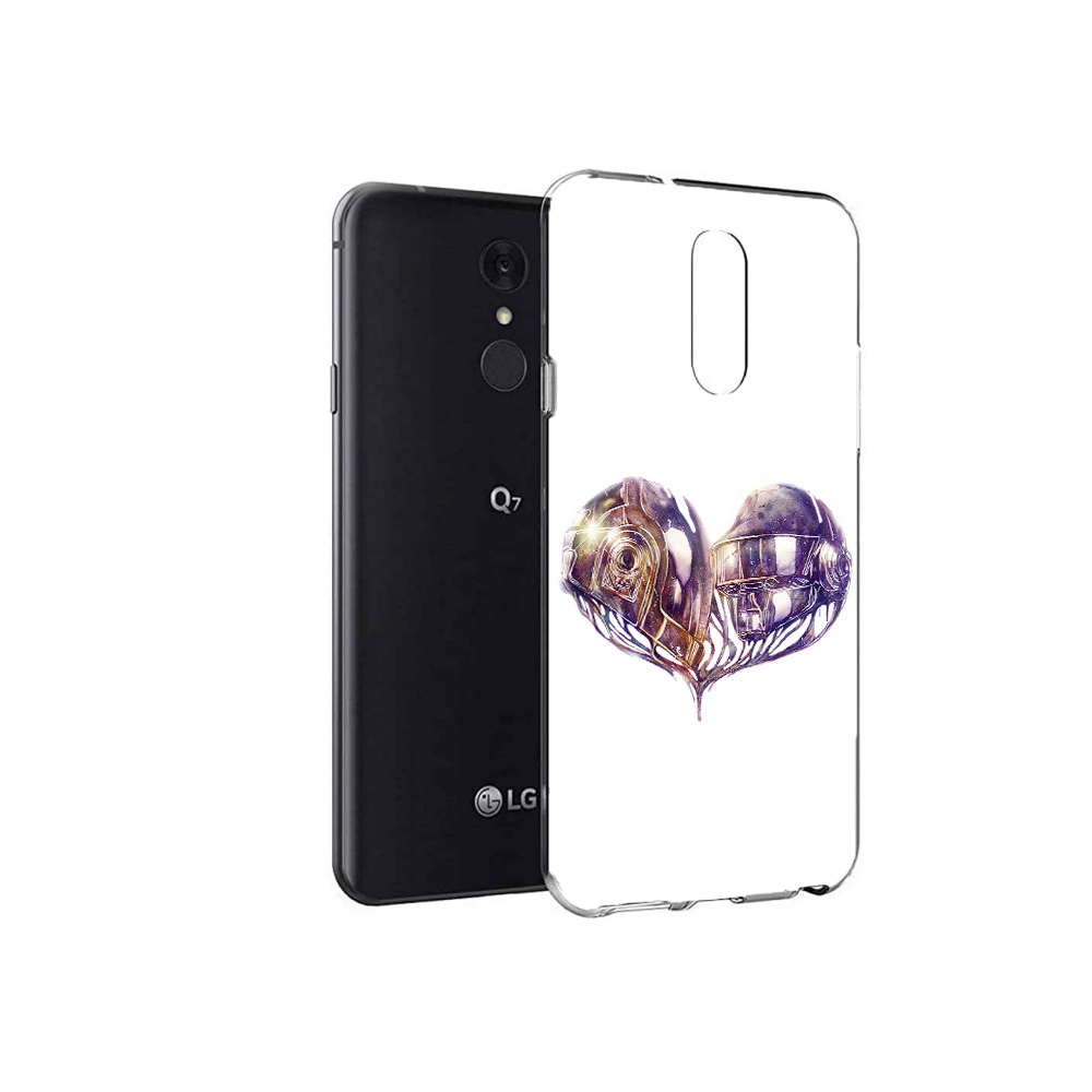 

Чехол MyPads Tocco для LG Q7 сердце абстракция (PT113427.75.596), Tocco