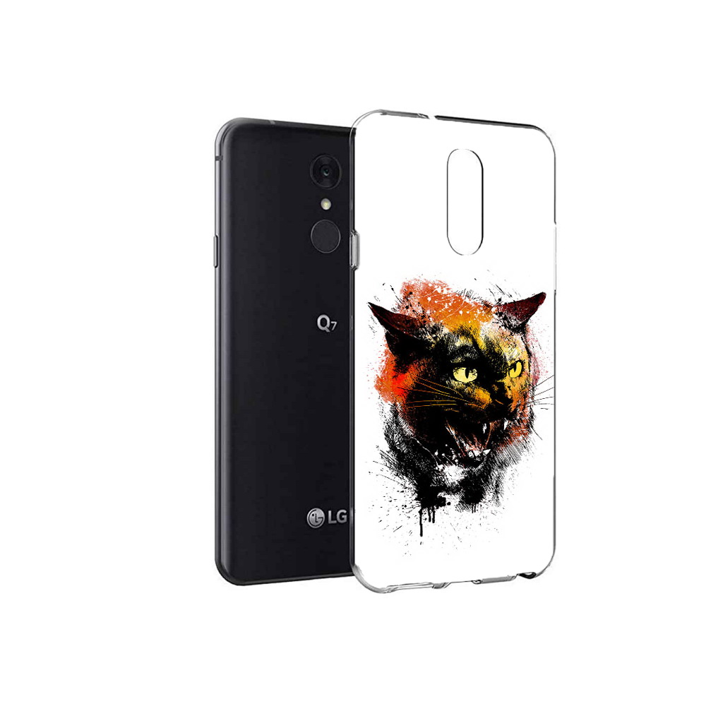 

Чехол MyPads Tocco для LG Q7 сиамский кот (PT113427.75.598), Tocco