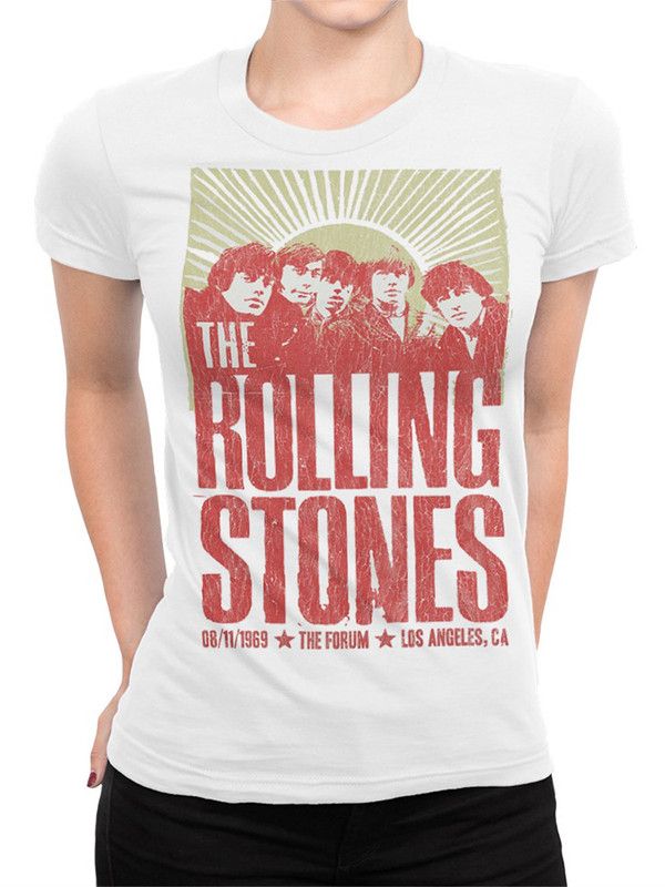 

Футболка женская DreamShirts Studio The Rolling Stones ROL-88812-1 белая L, Белый, The Rolling Stones ROL-88812-1