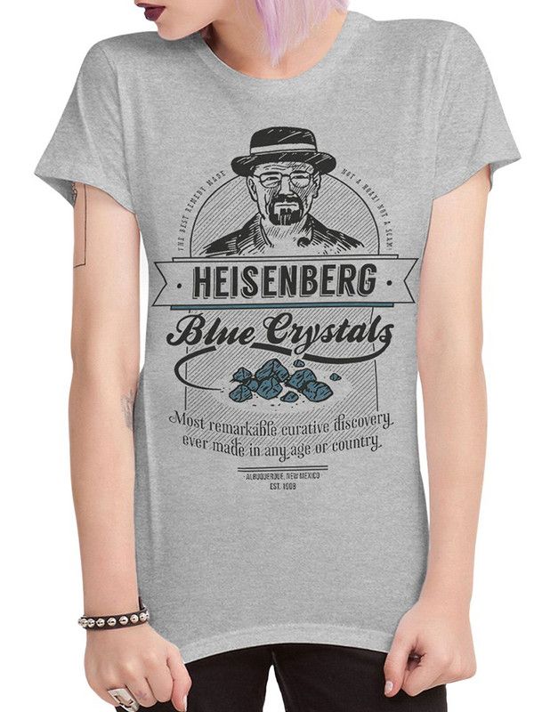 

Футболка женская DreamShirts Studio Во все тяжкие - Хайзенберг SER-99822-1 серая 2XL, Серый, Во все тяжкие - Хайзенберг SER-99822-1