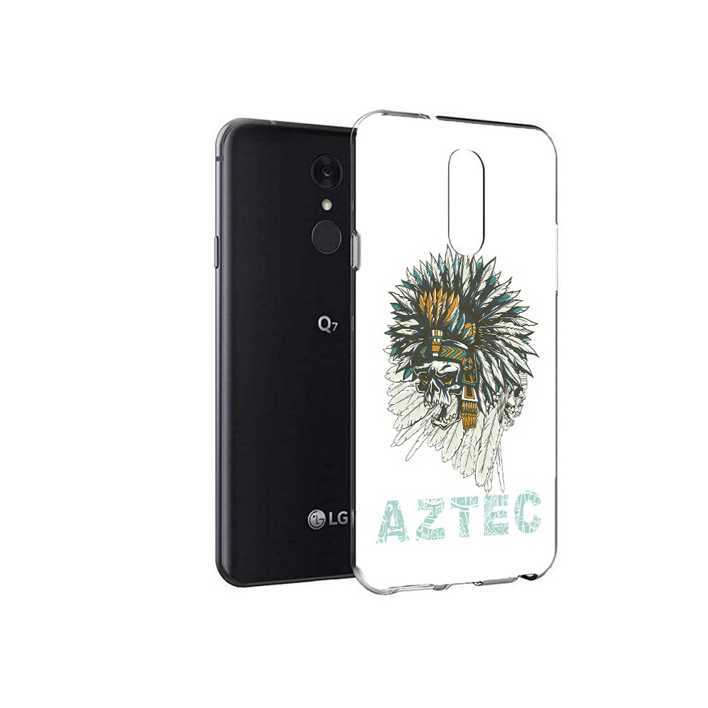 

Чехол MyPads Tocco для LG Q7 скелет индеец (PT113427.75.602), Tocco