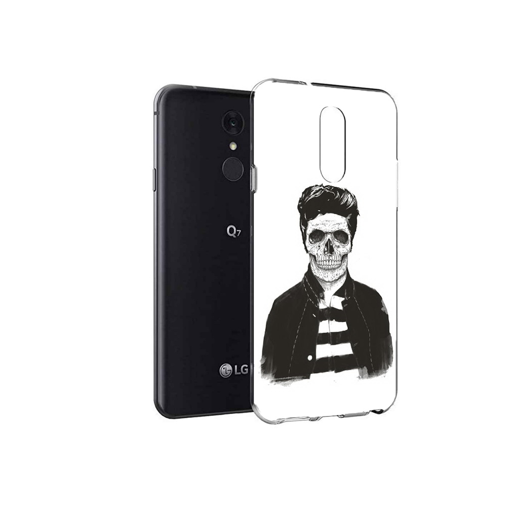 

Чехол MyPads Tocco для LG Q7 скелет (PT113427.75.604), Tocco