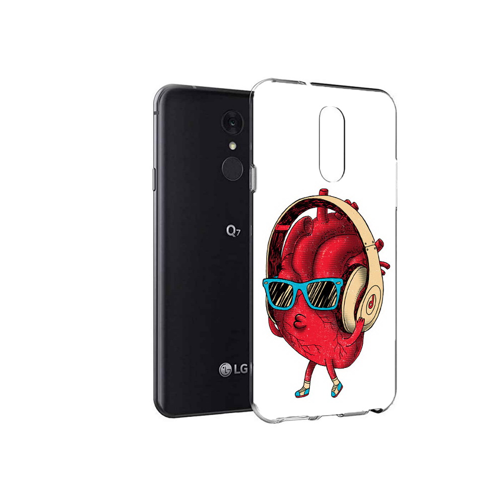 

Чехол MyPads Tocco для LG Q7 слушай сердце (PT113427.75.609), Tocco
