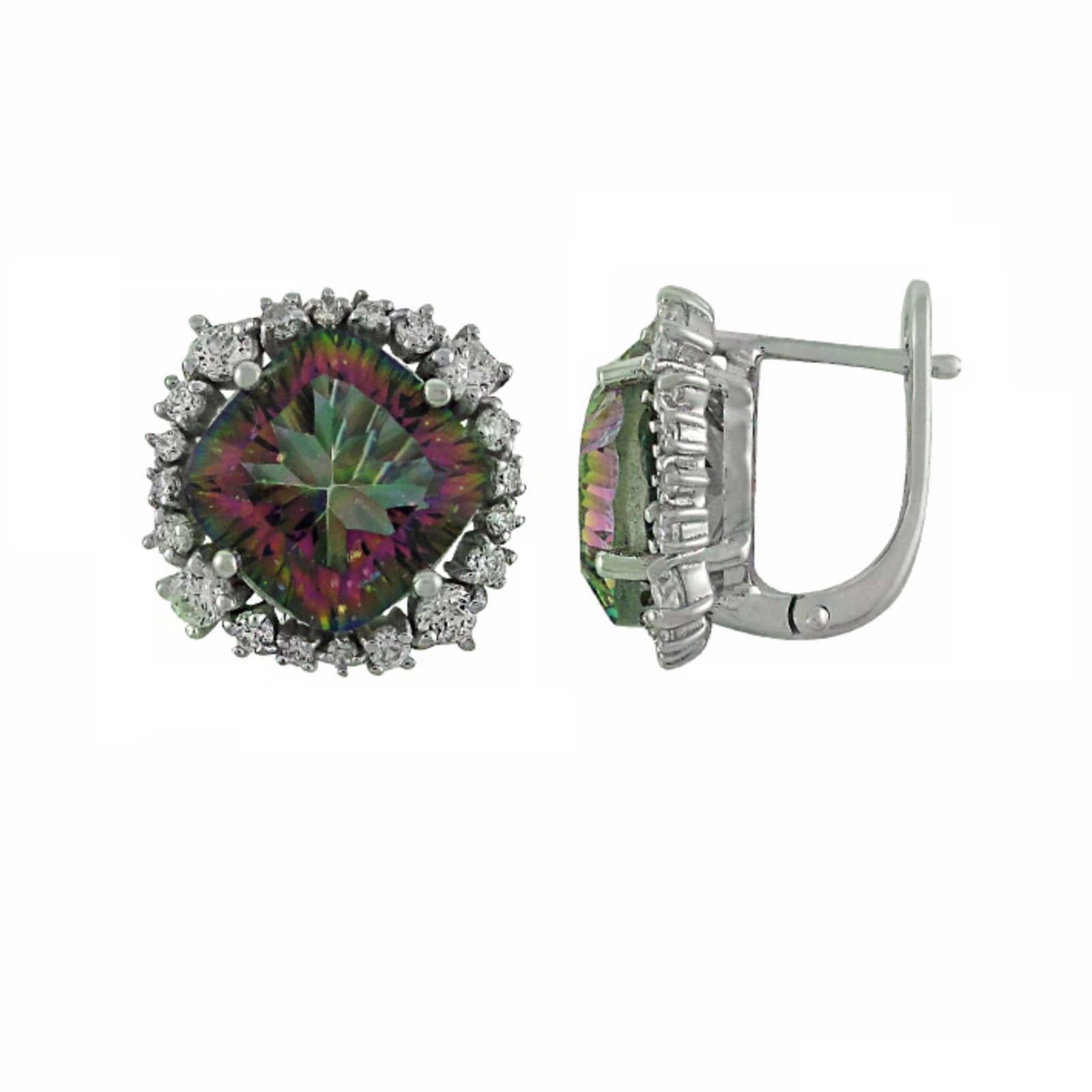 

Серьги из серебра Balex Jewellery 2405937256, кварц/фианит, 2405937256