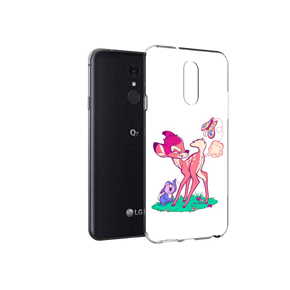 

Чехол MyPads Tocco для LG Q7 смешной олененок (PT113427.75.610), Tocco