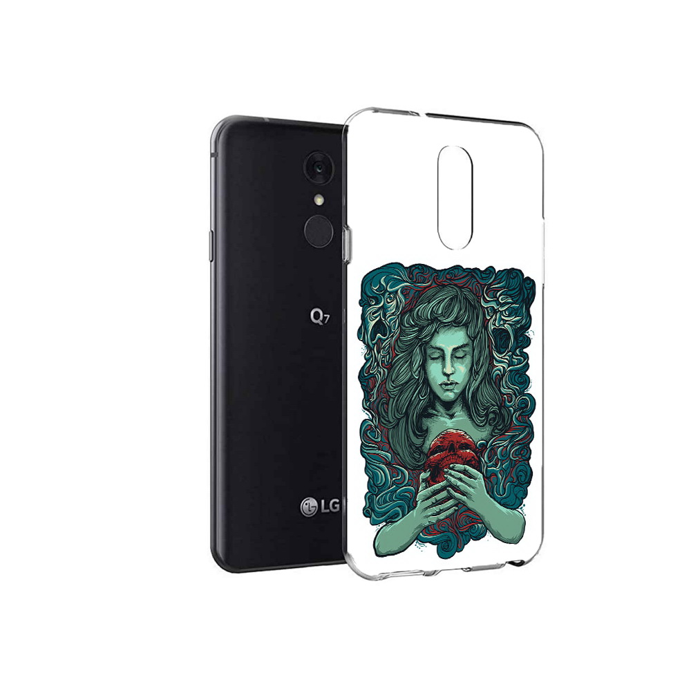 

Чехол MyPads Tocco для LG Q7 спящая девушка (PT113427.75.619), Tocco