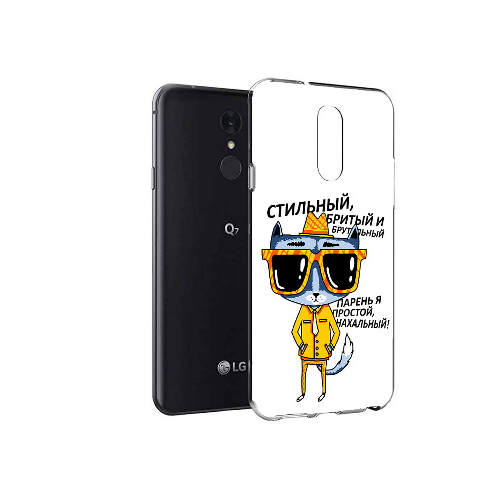 

Чехол MyPads Tocco для LG Q7 стильный кот (PT113427.75.625), Tocco