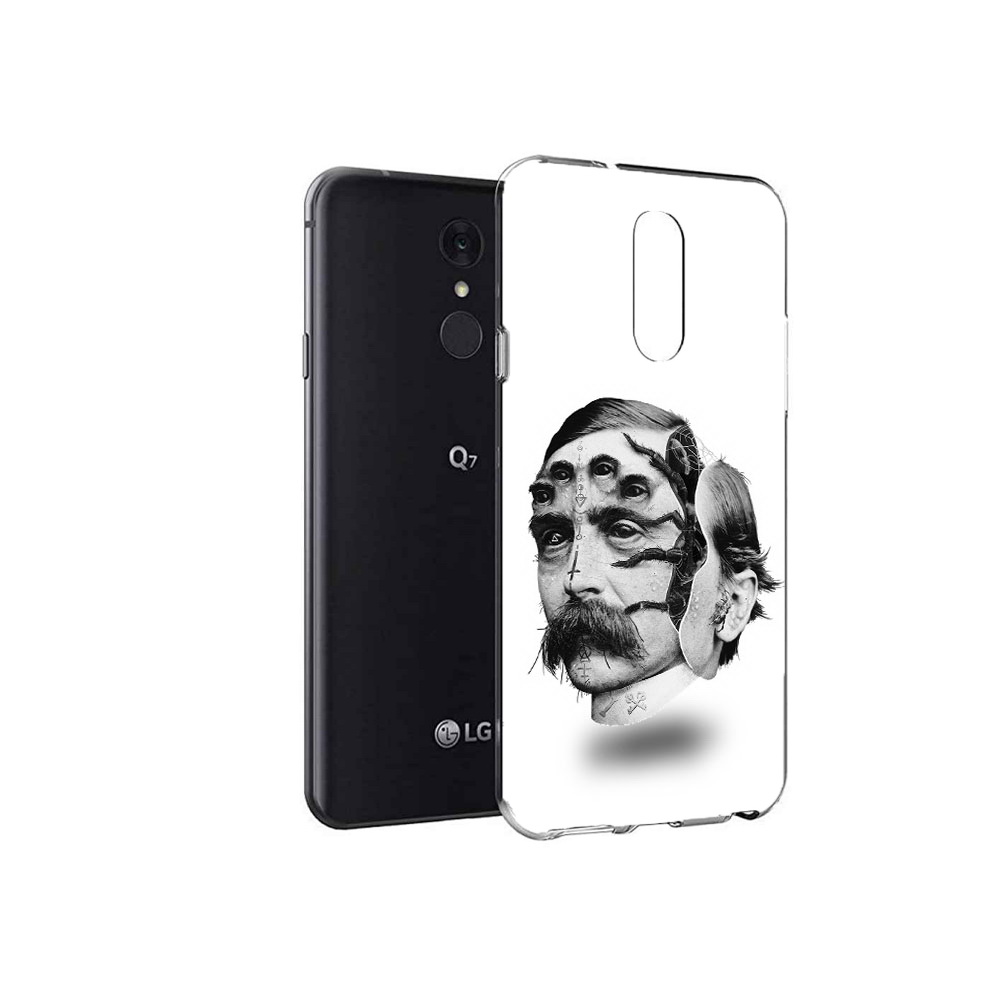 

Чехол MyPads Tocco для LG Q7 страшное лицо мужчины (PT113427.75.629), Tocco
