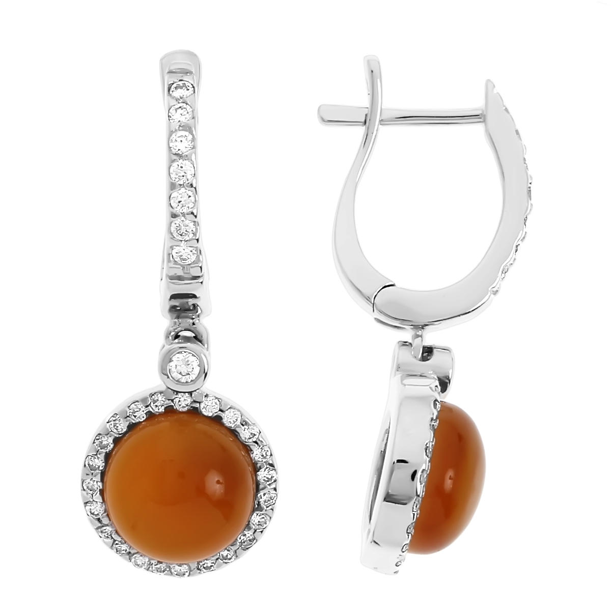 

Серьги подвески из серебра Balex Jewellery 2405937466, оникс/фианит, 2405937466