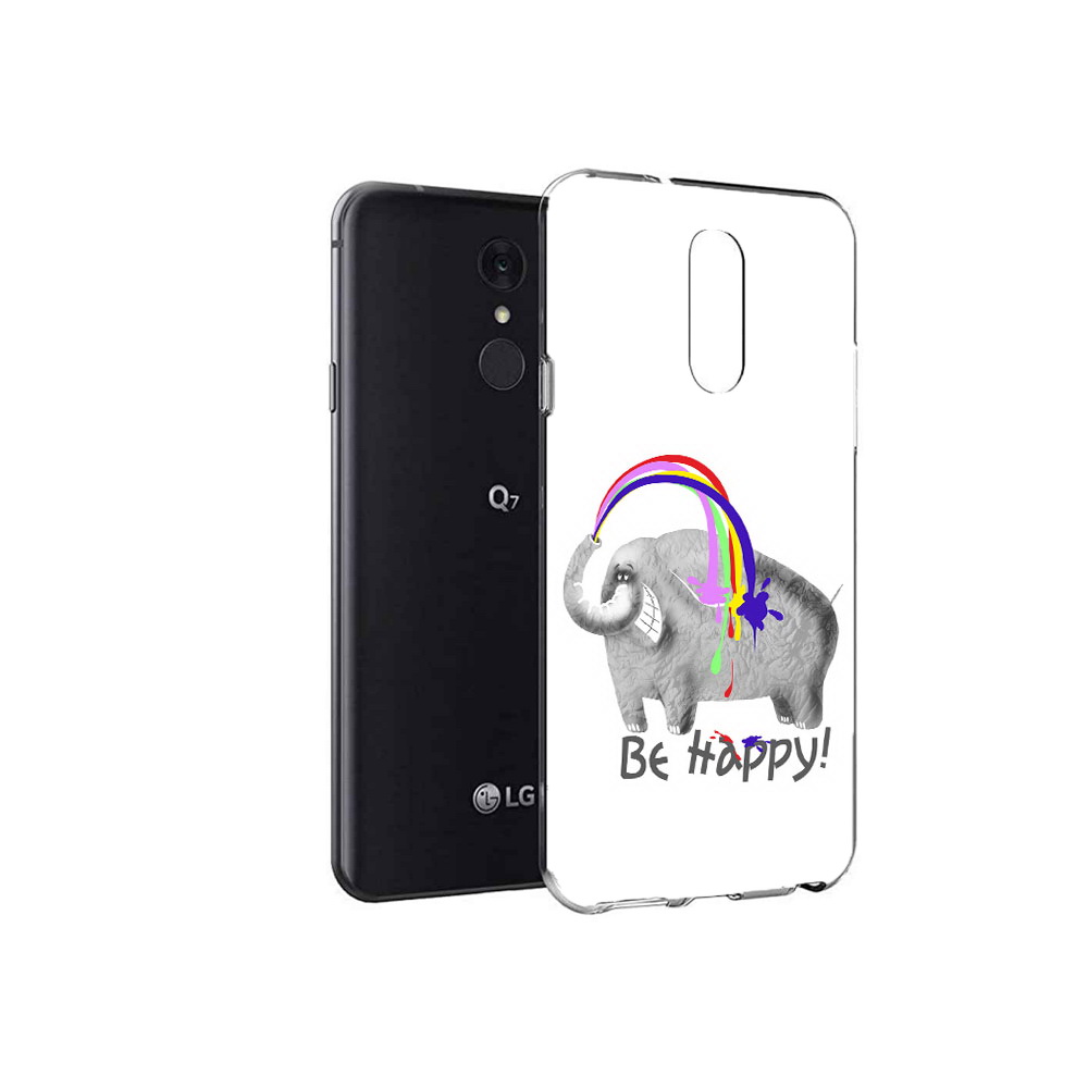 

Чехол MyPads Tocco для LG Q7 счастливый слон (PT113427.75.632), Tocco
