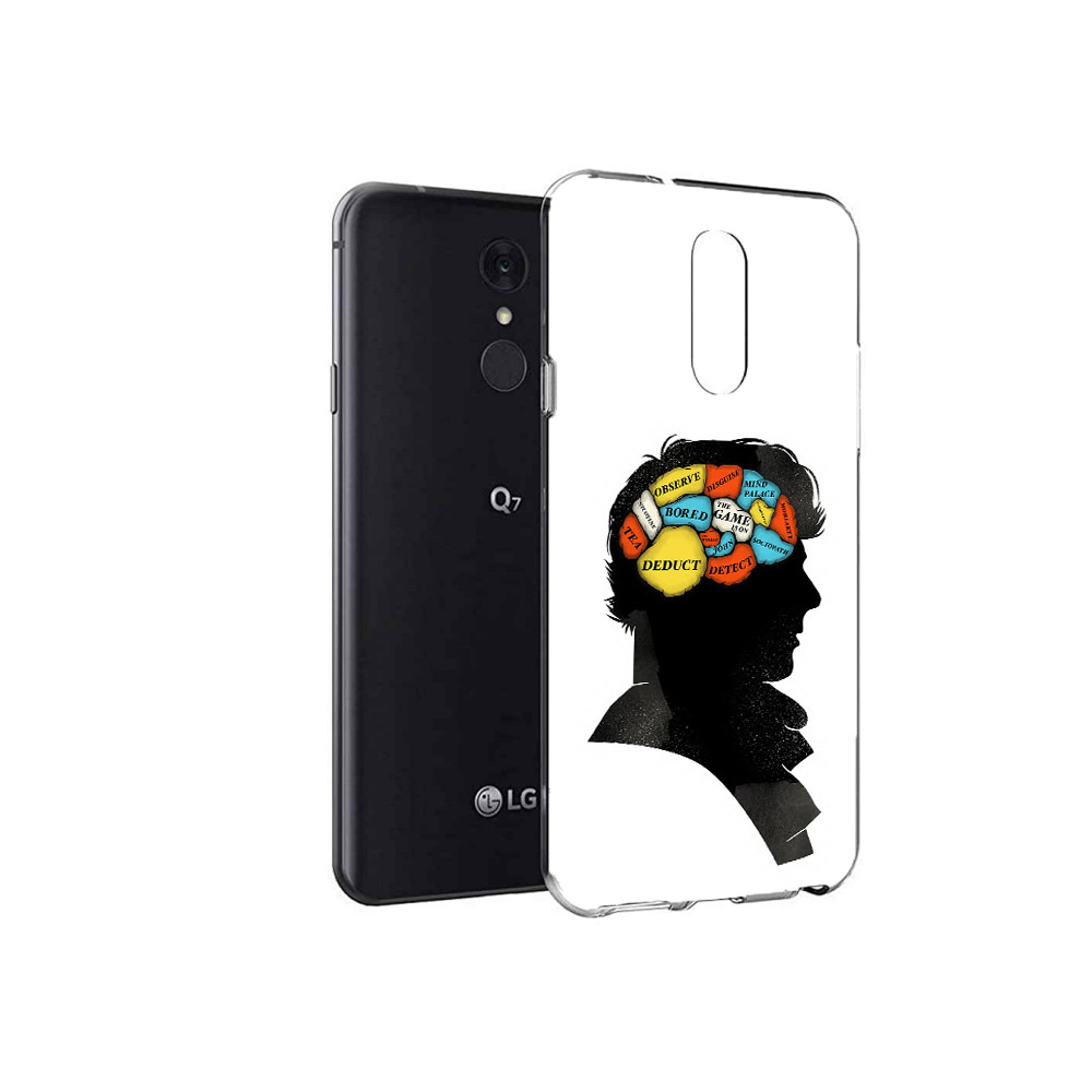 

Чехол MyPads Tocco для LG Q7 темный рисунок (PT113427.75.640), Tocco