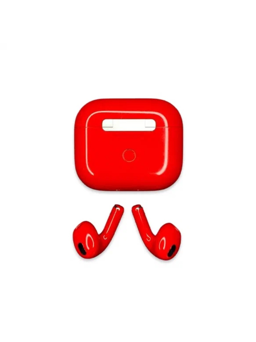 

Беспроводные наушники Apple Airpods 3 Custom Красные, Apple Airpods 3