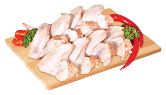 фото Крыло цыпленка с кожей акашево охлажденное