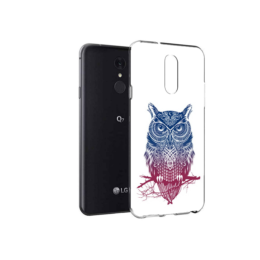 

Чехол MyPads Tocco для LG Q7 хиппи сова (PT113427.75.664), Tocco