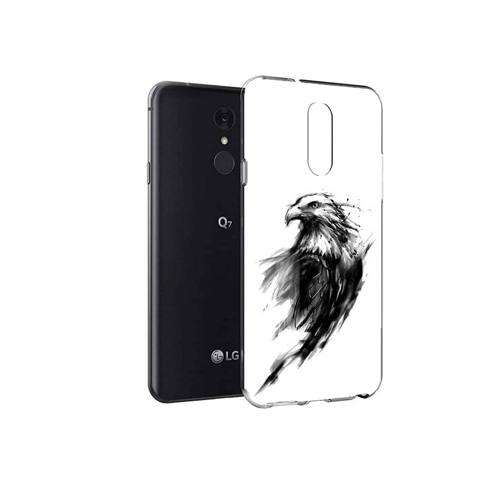 

Чехол MyPads Tocco для LG Q7 чб птица (PT113427.75.670), Tocco
