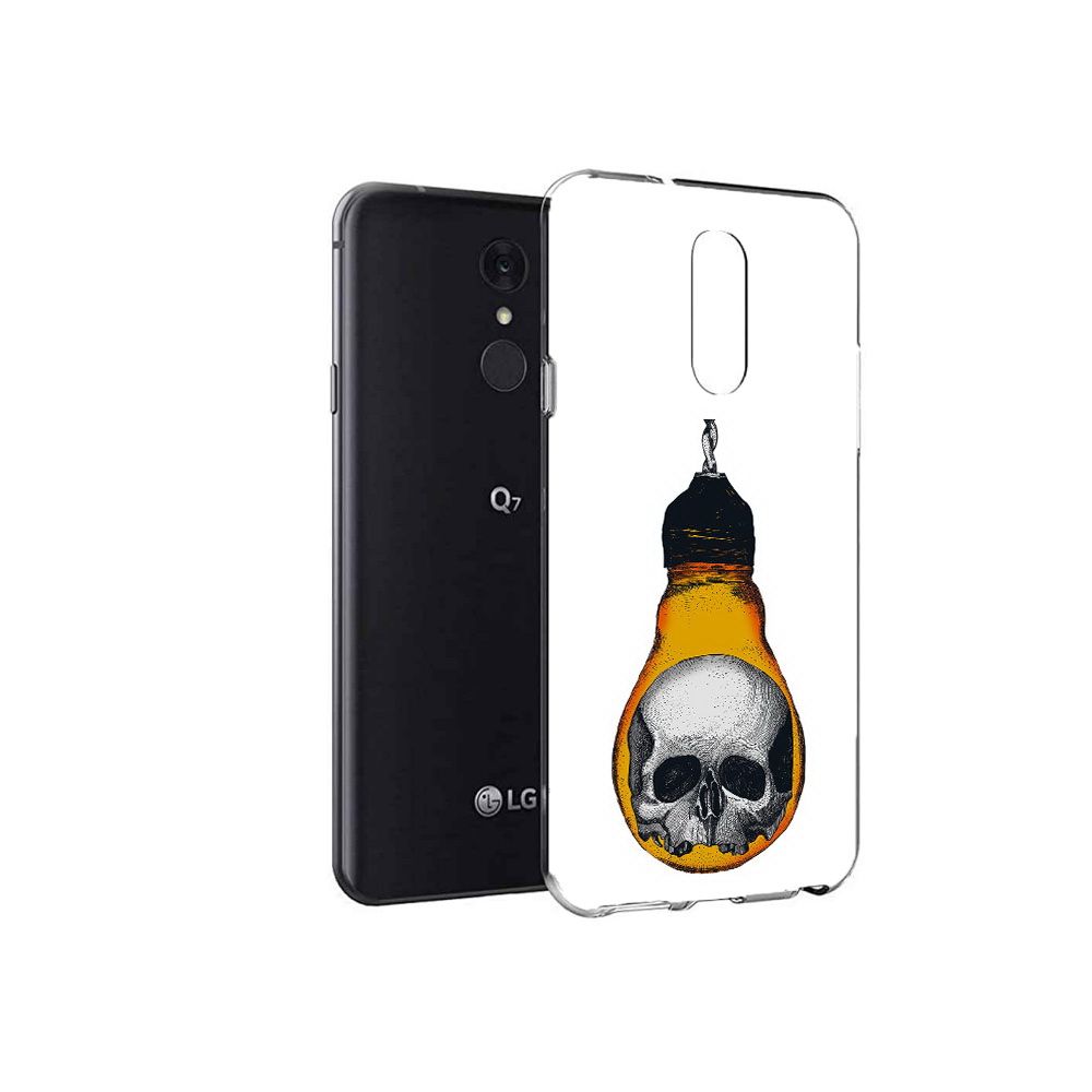 

Чехол MyPads Tocco для LG Q7 череп в лампочке (PT113427.75.676), Tocco