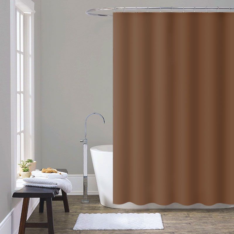 фото Шторка для ванны peva однотонная 180х200см mz-403 шоколад melodia della vita