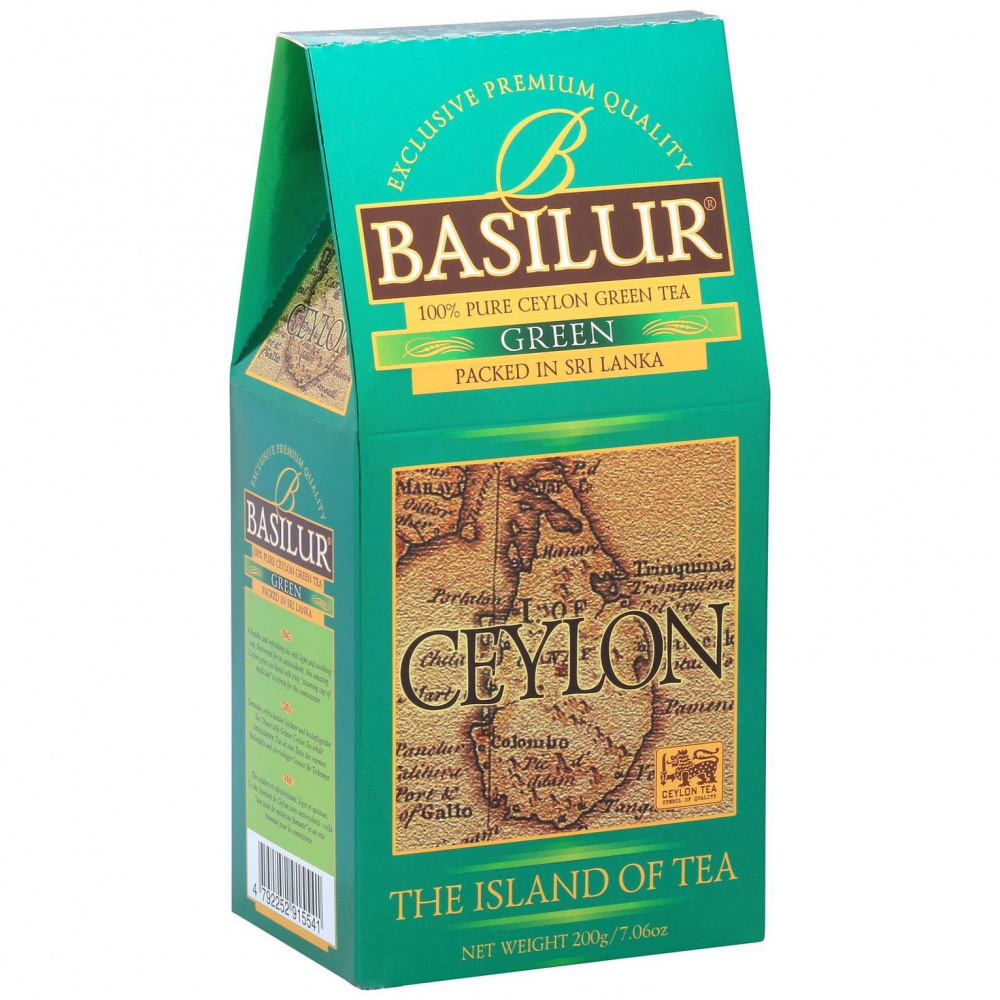 

Чай зеленый Basilur The island of tea | Green, листовой, 200 г