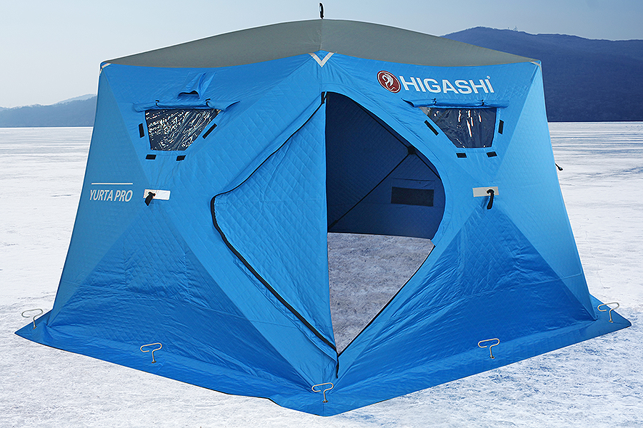 Палатка Higashi Yurta Pro, кемпинговая, 8 мест, камуфляж