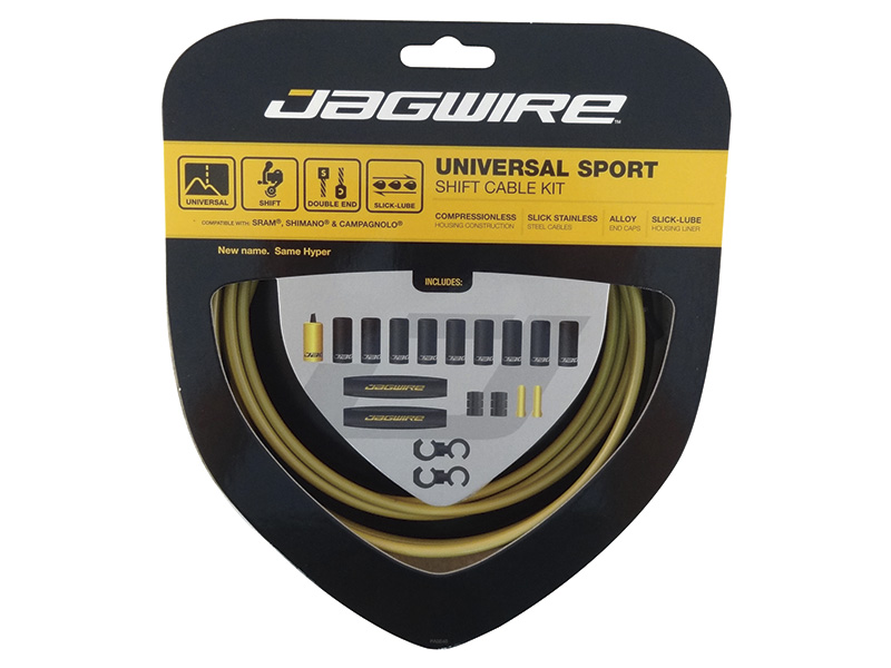 

JAGWIRE Тросы с оболочками для переключателей комплект Universal Sport Shift, золото