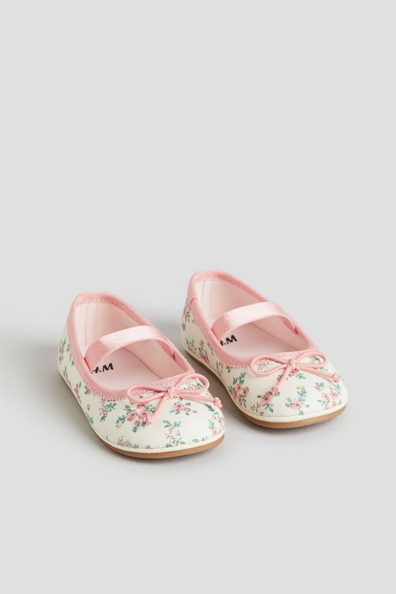 

Балетки детские H&M 1223482, белый розовый, 22, 1223482