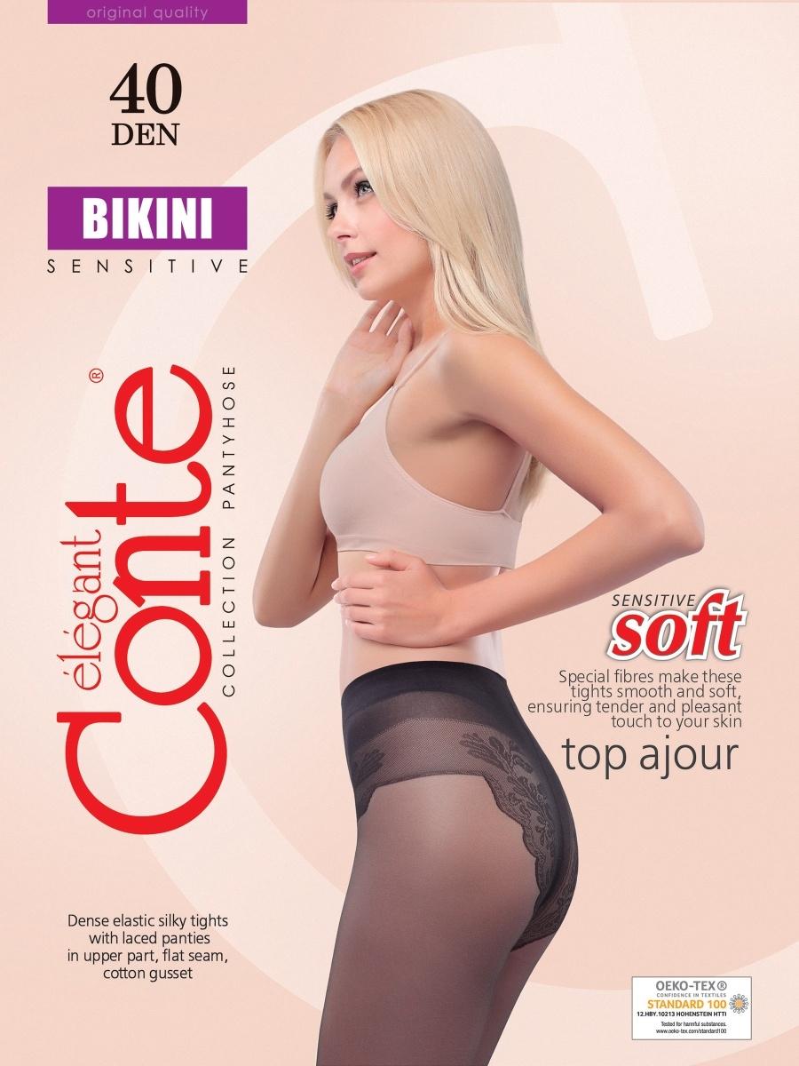 фото Колготки женские conte bikini 40 бронзовые 3