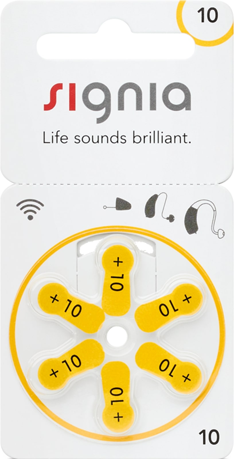 фото Батарейки для слухового аппарата signia +10, 6 батареек