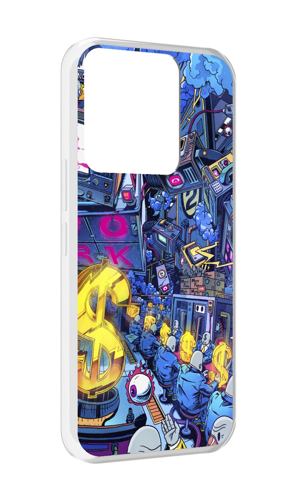 

Чехол MyPads футуристичная картинка для Tecno Spark Go 2022 / Tecno Spark 8C, Прозрачный, Tocco