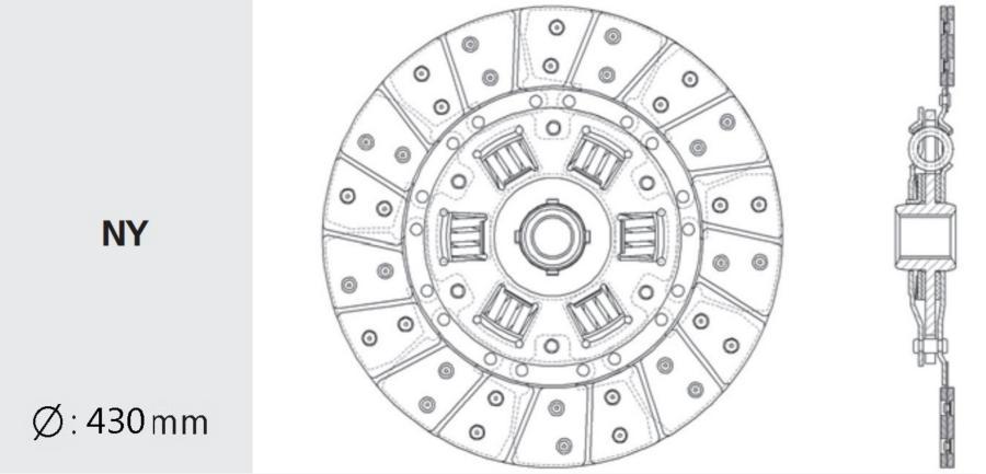 VALEO PHC Диск сцепления CHEVROLET Rezzo 03- 2.0 DW32