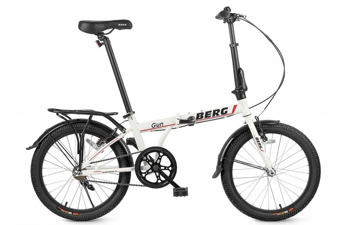 фото Велосипед berg gun 20" (2021)(белый)