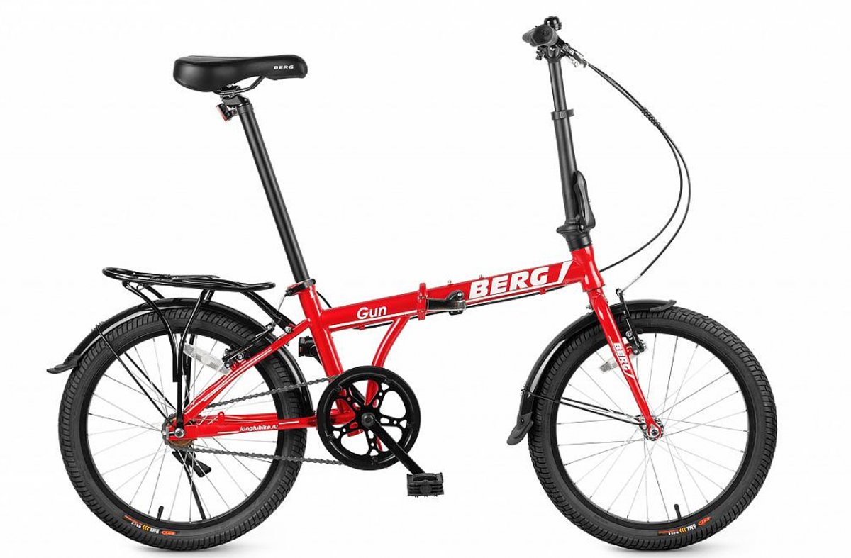 фото Велосипед berg gun 20" (2021)(красный)