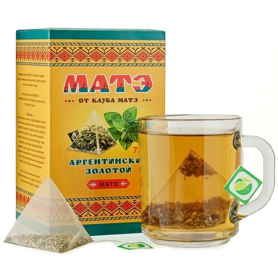 

Чай матэ от Клуба Матэ "С Мятой", 25 пирамидок