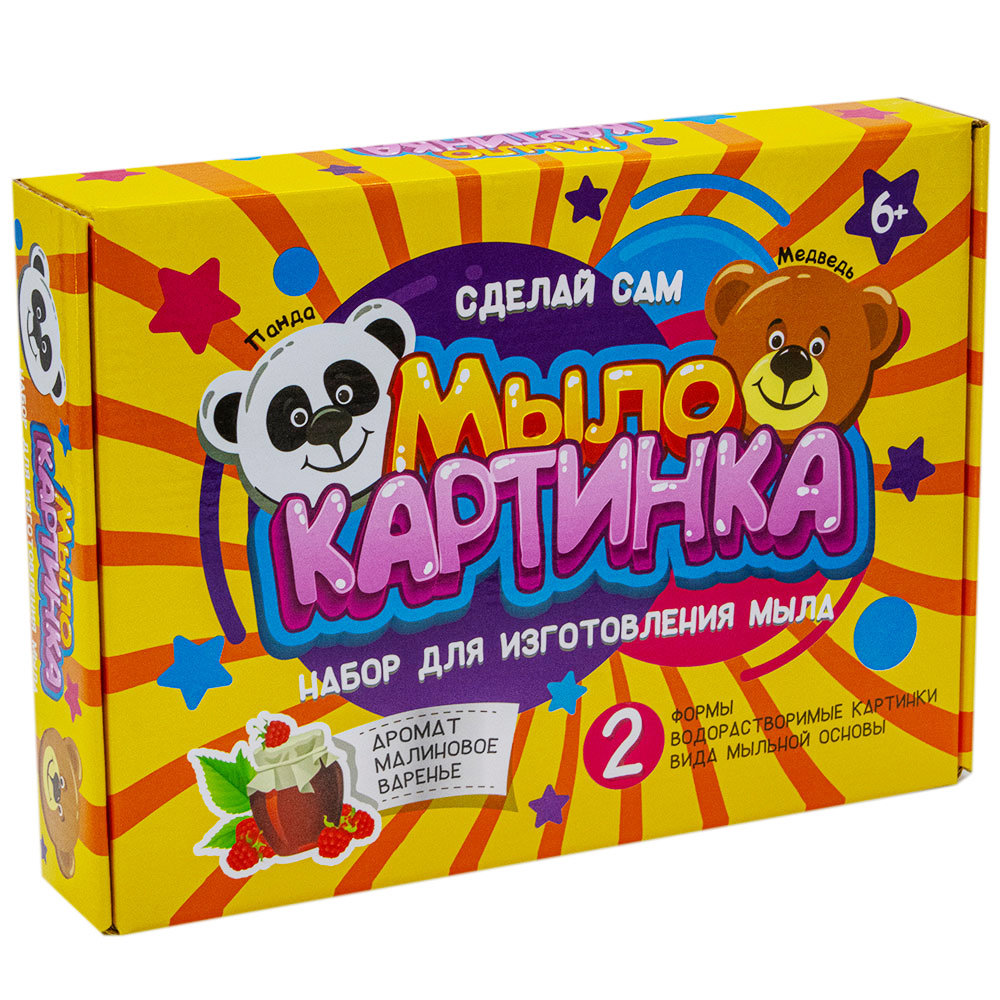 

Набор для творчества Мыло-картинка.Панда и медведь 771