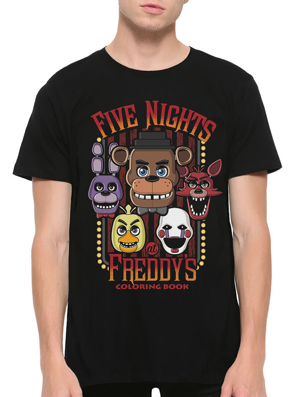 

Футболка мужская Dream Shirts Five Nights At Freddy's черная 3XL, Черный, Five Nights At Freddy's