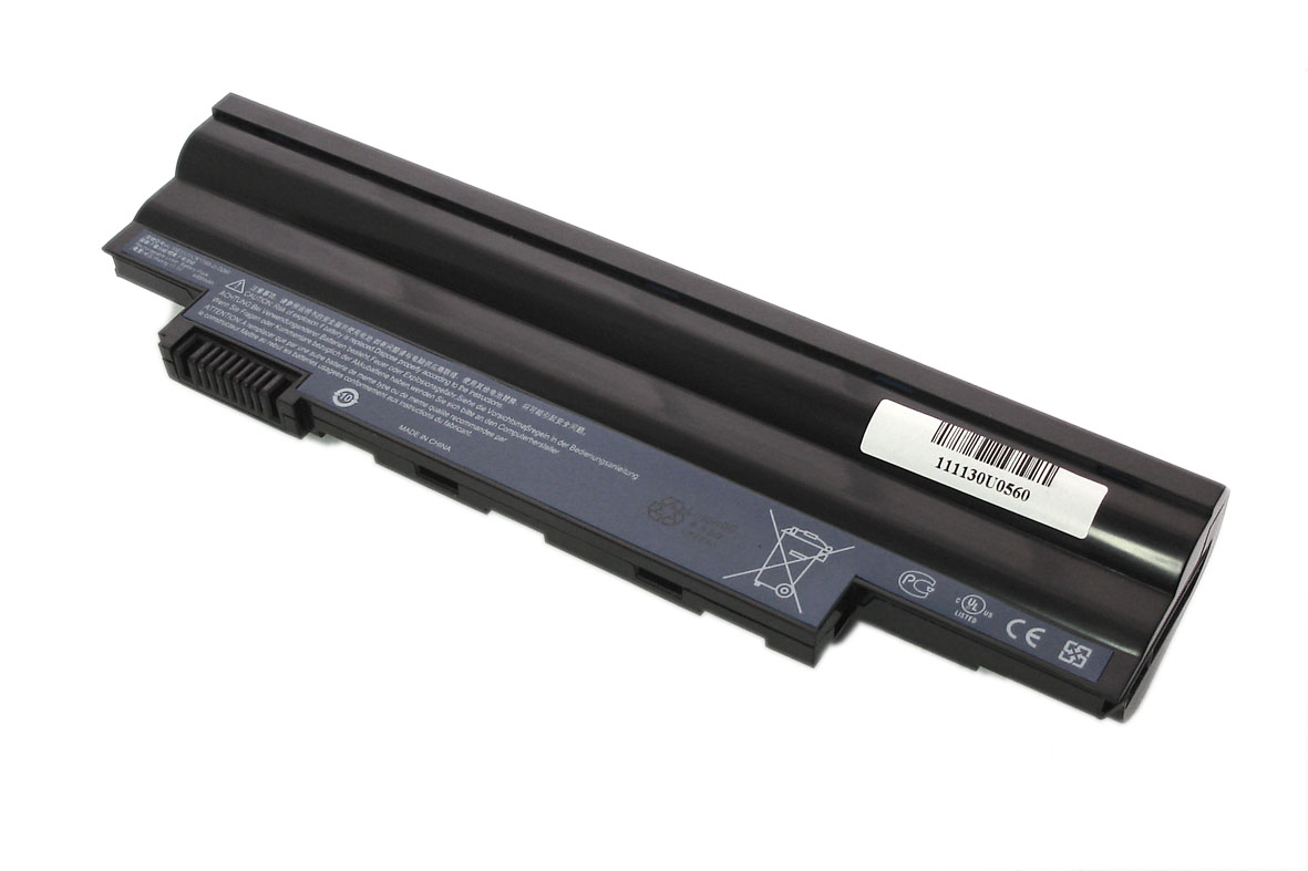 Аккумуляторная батарея для ноутбука Acer Aspire One D255/D260/eMachines 355 5200mAh черная