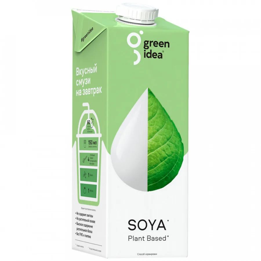 

Напиток соевый Green Idea 1,2% 1 л