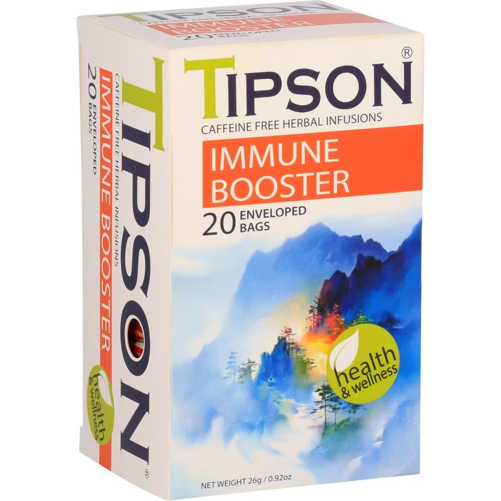 Чай Tipson Immune booster, травяной, 20 пакетиков