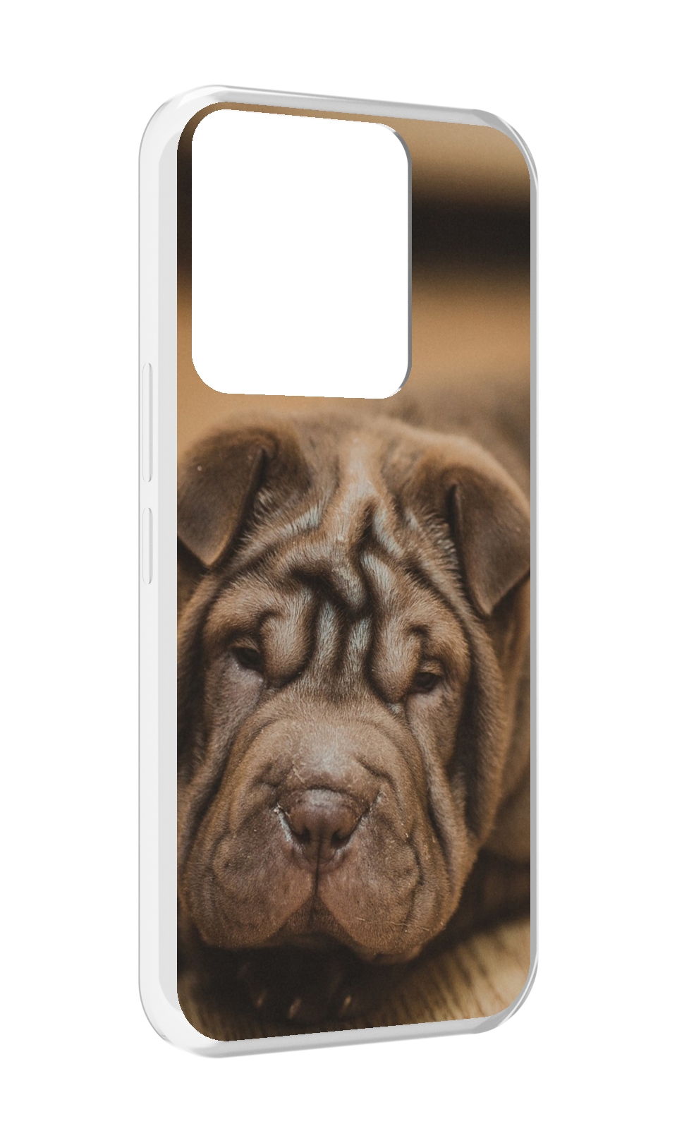 

Чехол MyPads шарпеи для Tecno Spark Go 2022 / Tecno Spark 8C, Прозрачный, Tocco