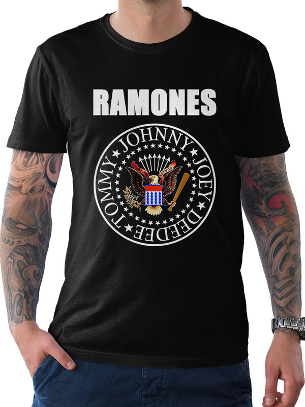 фото Футболка мужская dream shirts группа ramones черная 2xl dreamshirts