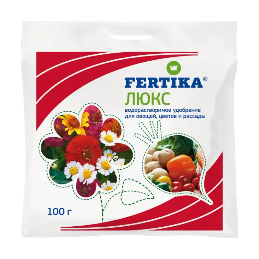 Минеральное удобрение комплексное Fertika люкс 126 100 г