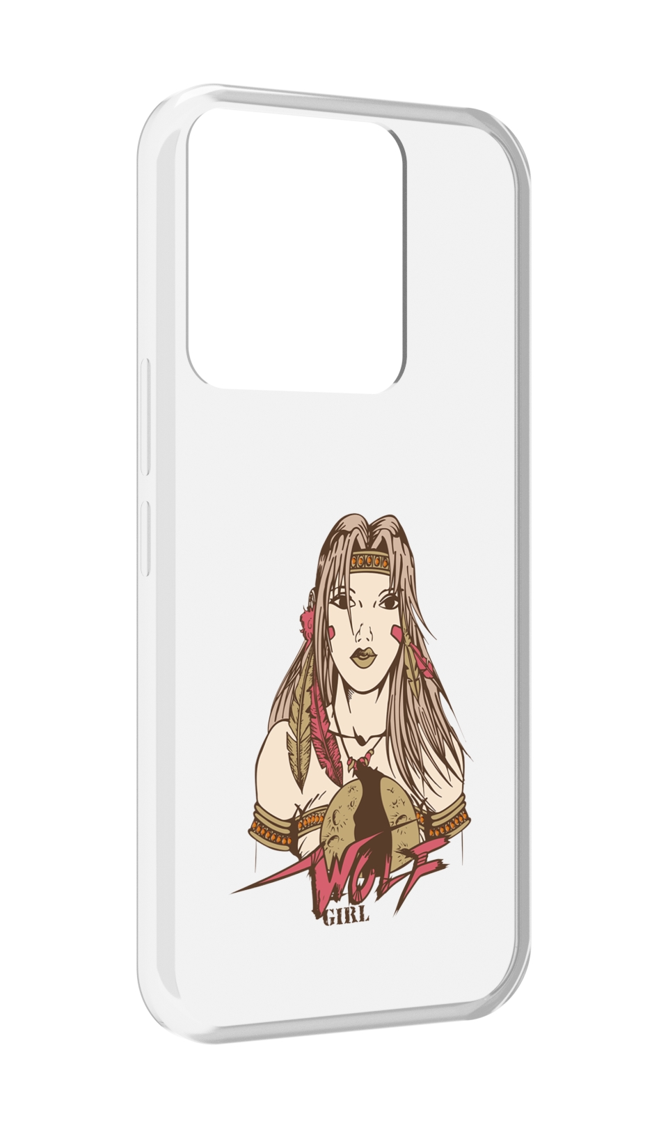 

Чехол MyPads девушка волк для Tecno Spark Go 2022 / Tecno Spark 8C, Прозрачный, Tocco