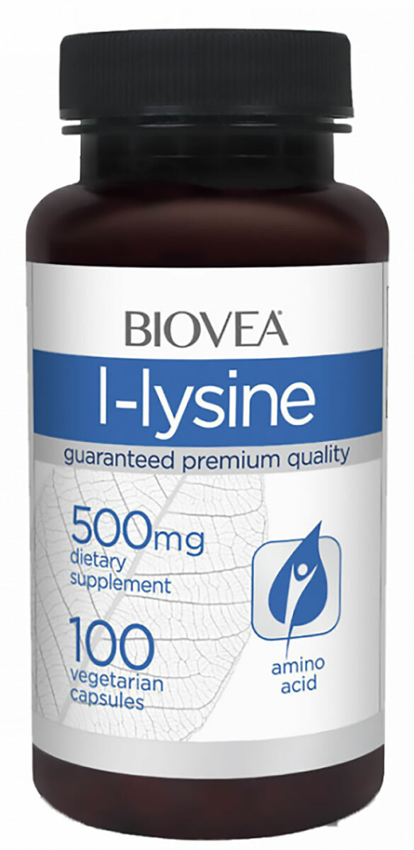 

Biovea L-Lysine 500 мг 100 капсул, L-Lysine