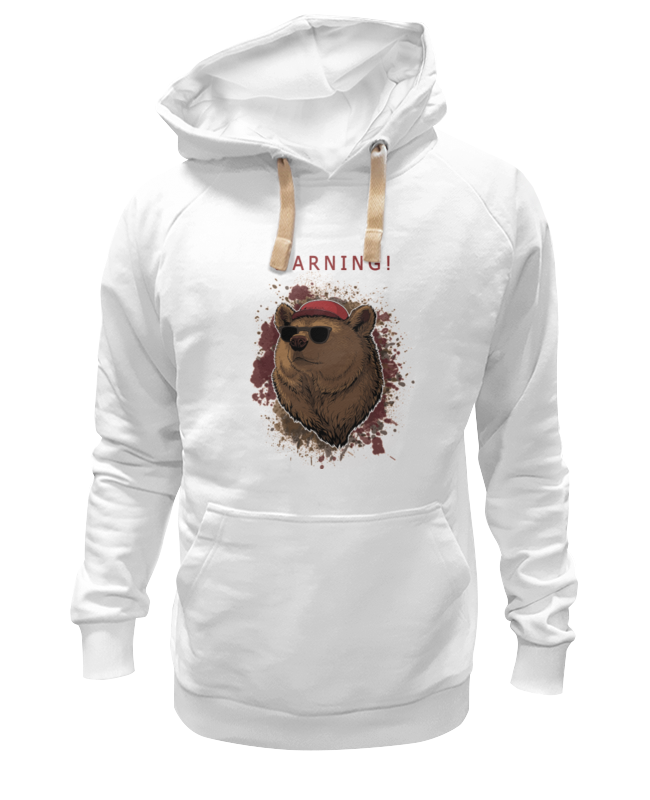 

Худи Printio Мишка белое 3XL, Белый, Мишка