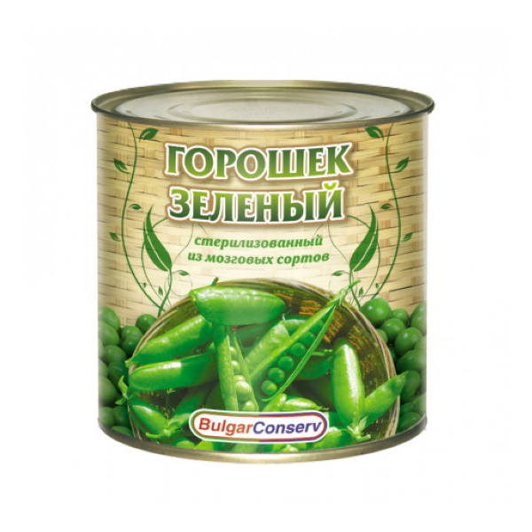 

Горошек зеленый BulgarConserv консервированный 400 г