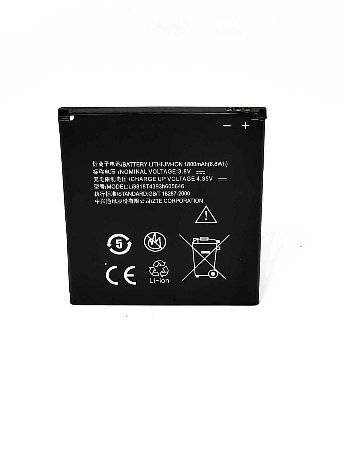 

Аккумулятор для телефона ZTE N909, V818 Li3818T43P3H605646 мАч 1800