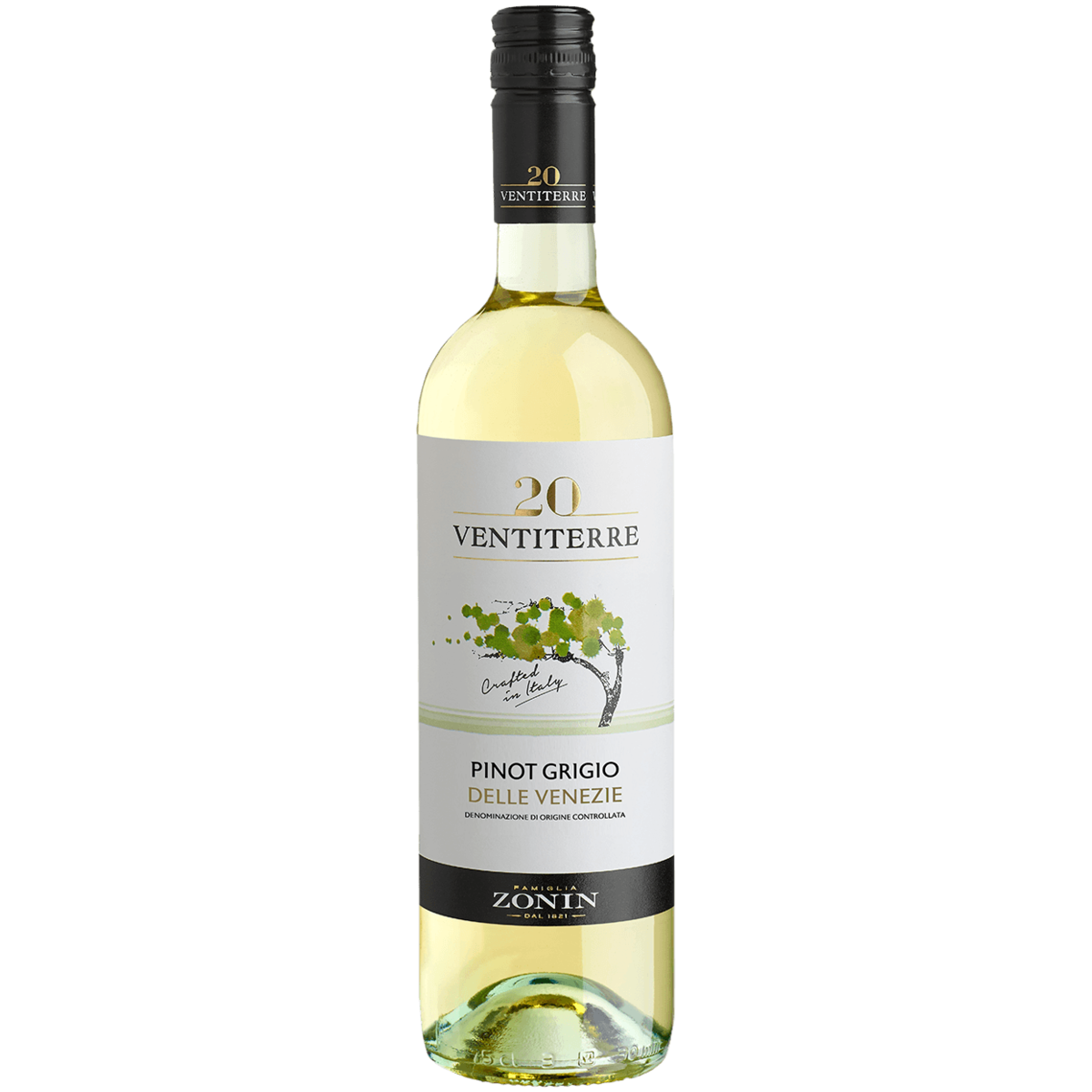 

Вино Zonin 20 Ventiterre Pinot Grigio белое сухое 0,75 л