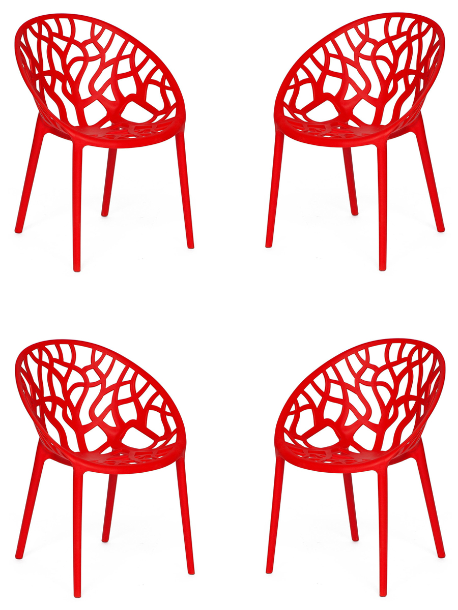 

Стул TetChair BUSH (mod. 017), красный, BUSH